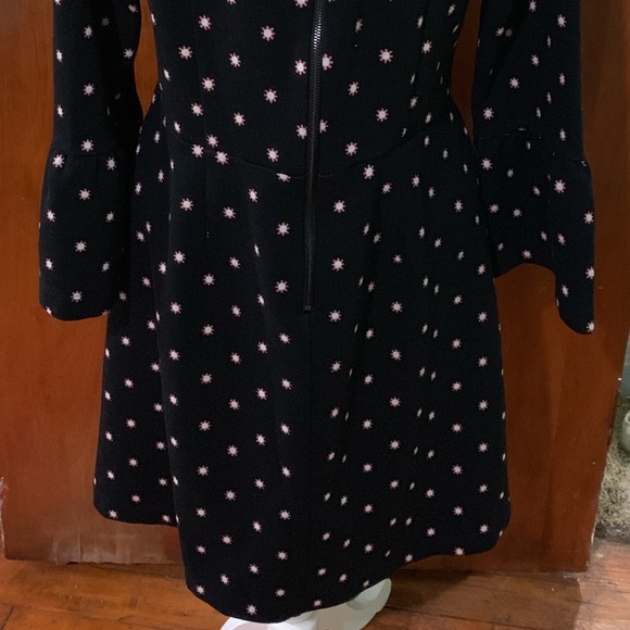 The Loft Womens Bell Sleeve Dress Sz 10 - Picture 5 of 8